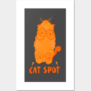 Cat Spot Posters and Art